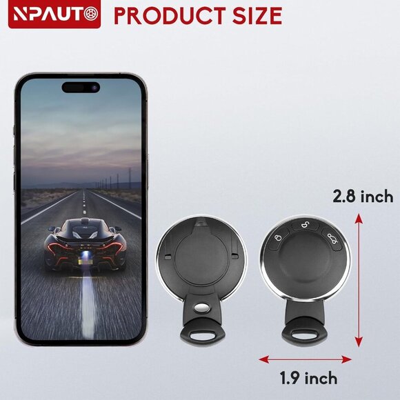 Key Fob Replacement Fits for Mini Cooper 2007 2008 2009 2010 2011 2012 2013 2014 - Picture 7 of 9